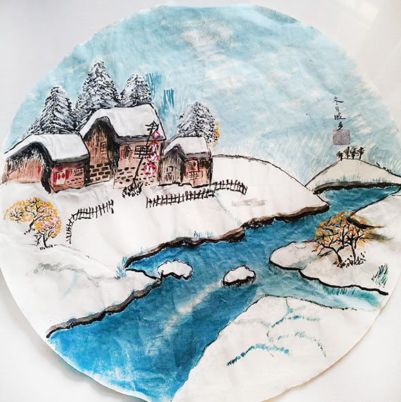 黄佩玉参加全国第一届落笔生花杯书画大赛