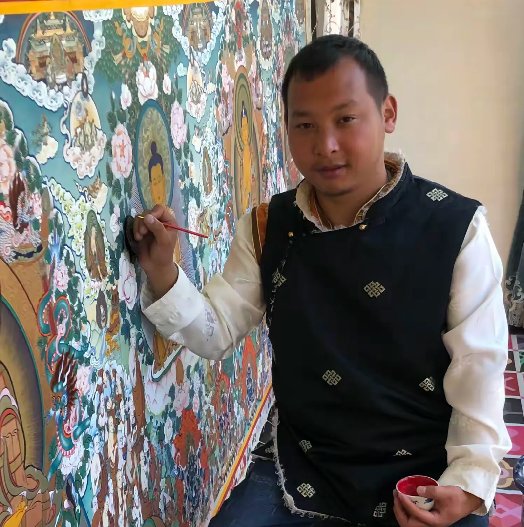却旦扎西——新一代非物质文化遗产热贡艺术传承人